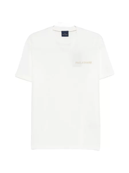 Tricou Paul & Shark cu autograf alb