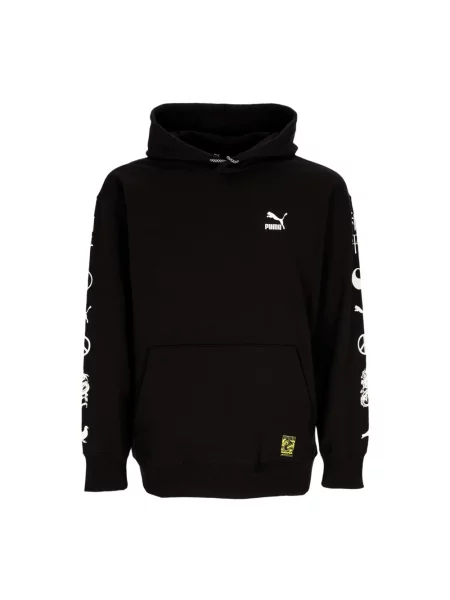 Sweter Puma z kapturem czarny