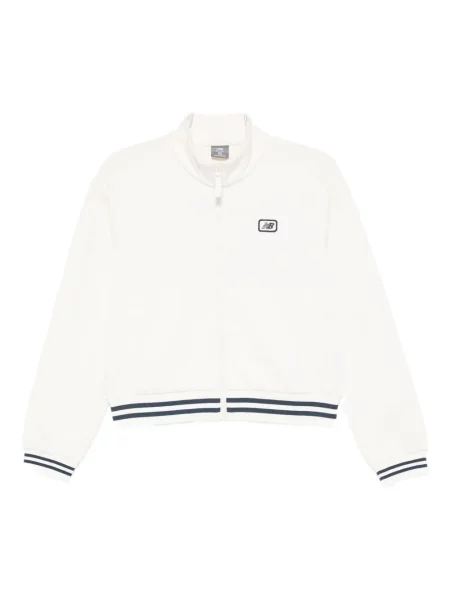 Geacă New Balance cu broderie argintiu