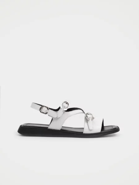 Велюрові Сандалії Respect білий