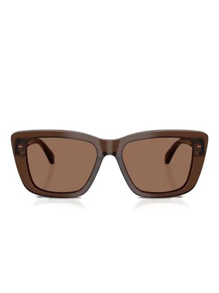 Ochelari de soare Emporio Armani maro