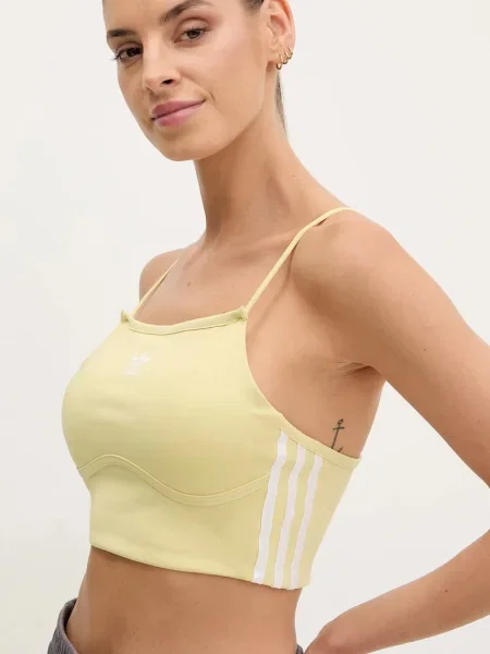 Top adidas Originals rumena