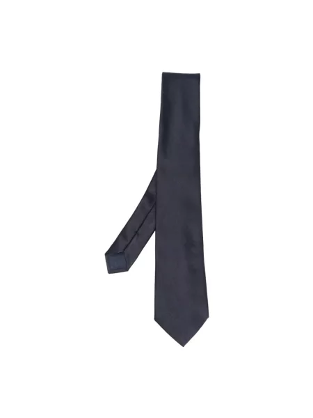 Krawat Giorgio Armani wiązany niebieski