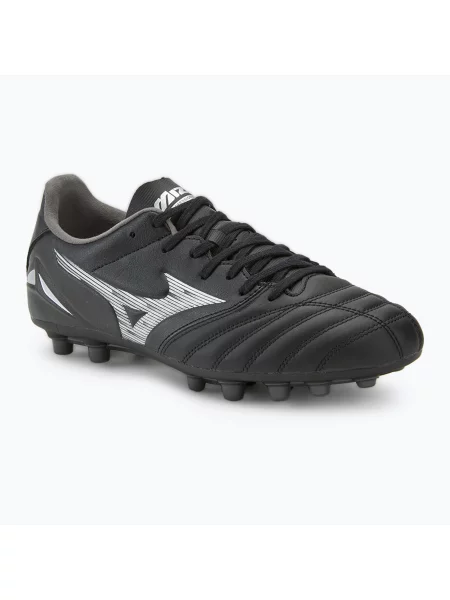 Кросівки футбольні Mizuno Morelia Neo IV Pro AG black/galaxy silver чорні