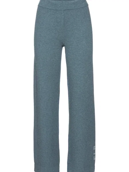 Elbsand Pantaloni / verde petrol gri
