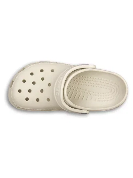Lanene natikače Crocs bež