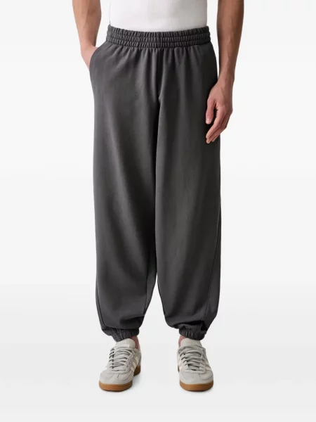 Pantaloni Adidas cu imagine cu model leopard alergare violet