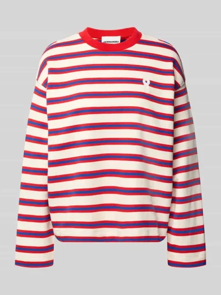 Bluza o kroju oversized z czystej bawełny Model ICONIC A FRANKA BOLD' Armedangels biała
