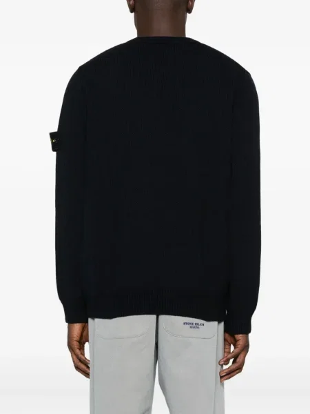 Pulover Stone Island cu strasuri albastru