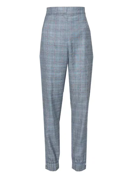 Spodnie Tibi w kratkę szare