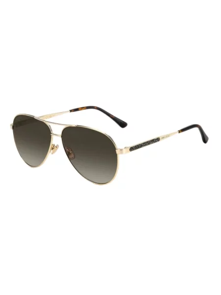 Okulary przeciwsłoneczne Jimmy Choo Eyewear gradientowe żółte