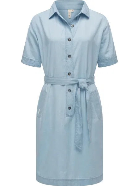 Ragwear Rochie tip bluză Rozyna deschis albastru