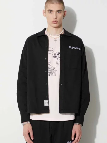 Сорочка Aries regular класичний комір чорний