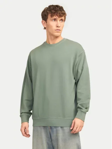 JACK & JONES Mikina JJECHARGE svetlozelená zelená