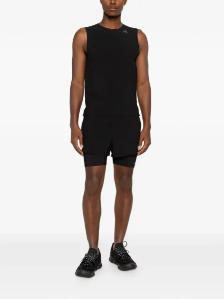 Pantaloni scurți Adidas cu imagine negru
