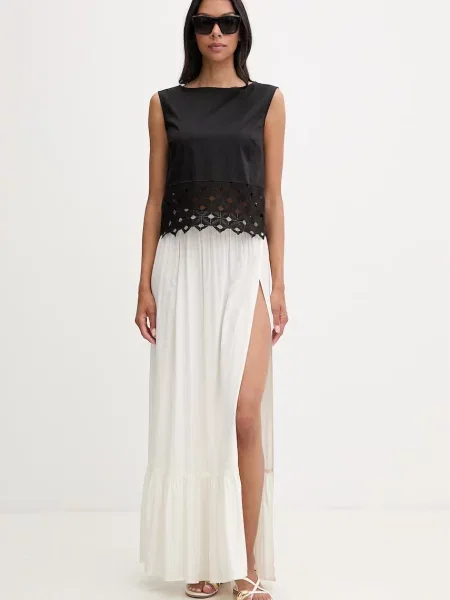 Top Max Mara Beachwear černý