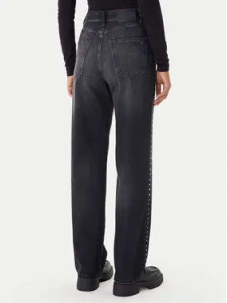 Jeansy Tommy Jeans černé
