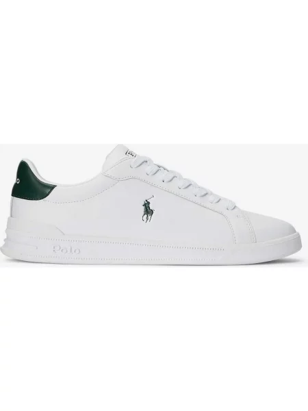 Buty Ralph Lauren Heritage Court zielone. 40 białe