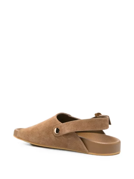 Sandale Sergio Moretti Firenze cu cataramă slingback maro