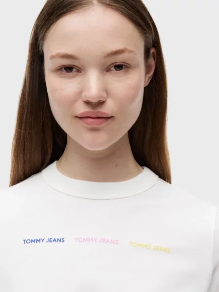 Футболка Tommy Jeans біла