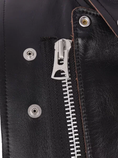 Geanta de piele Sacai negru