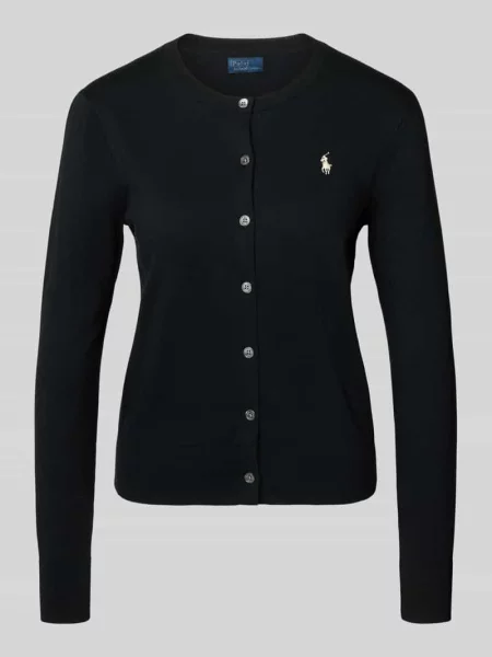 Dzianinowa kurtka Polo Ralph Lauren czarna