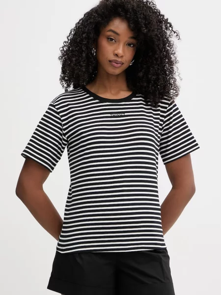 Twinset kratka majica z elastanom črna