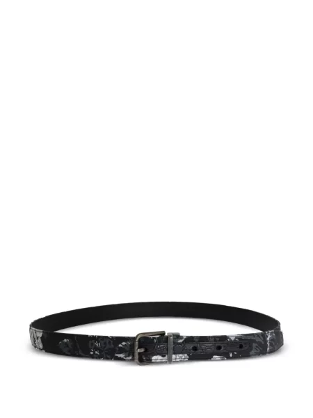 Curea Dolce & Gabbana cu model floral cu imagine negru