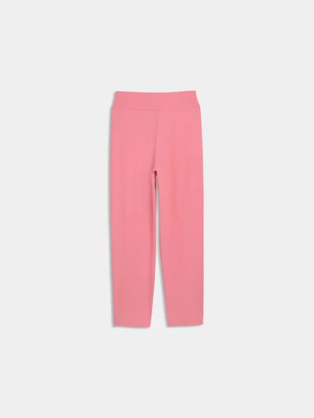 Дитячі Спортивні штани PUMA Ess Straight Leg Rib Pants комбінований верх рожевий