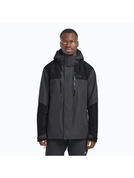 Мъжко дъждобранно яке Jack Wolfskin Jasper 2L phantom сиво