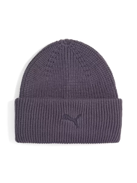PUMA ŚCzerwonynia czapka beanie Wardrobe Essentials z grubej przędzy Akcesoria OSFA szary