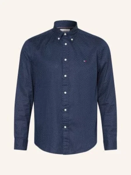 Tommy Hilfiger Koszula O Regularnym Kroju blau granatowa