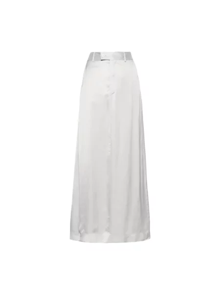 Maksi spódnica maxi Mm6 Maison Margiela kopertowa szara