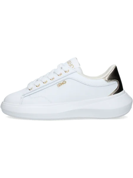 Sneakerși Liu Jo din piele alb