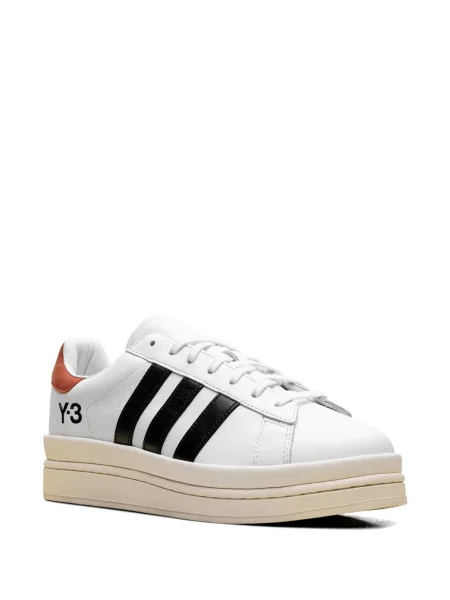 Anorak Adidas din fleece cu dungi mini alb