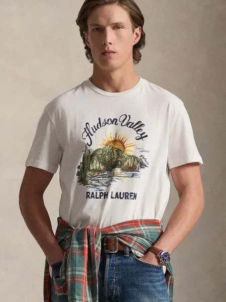 Polo Ralph Lauren tricou din bej