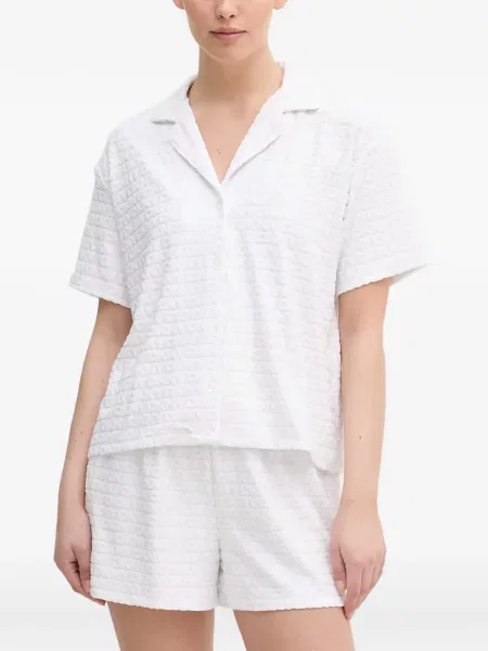 Pijamale Dkny cu autograf alb