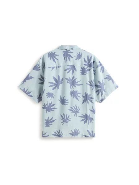 VANS Košeľa Van Doren dymovo / mätová modrá