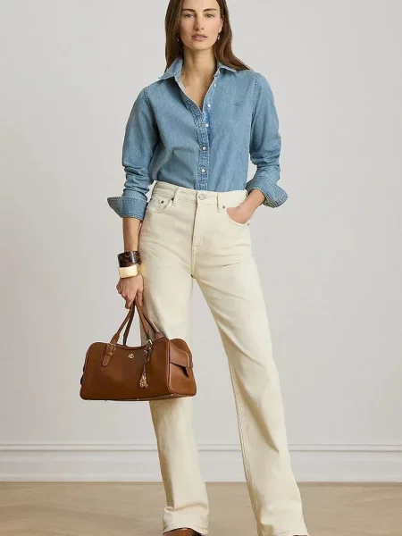 Джинсовая рубашка Lauren Ralph Lauren