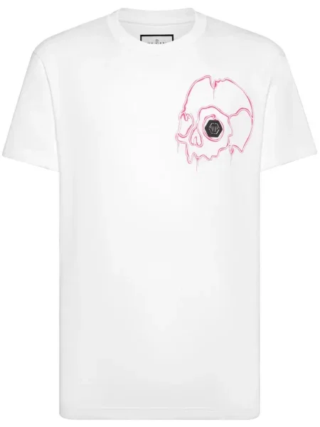 Tricou Philipp Plein alb