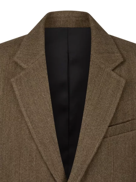 Geacă Tomboy cu model herringbone maro