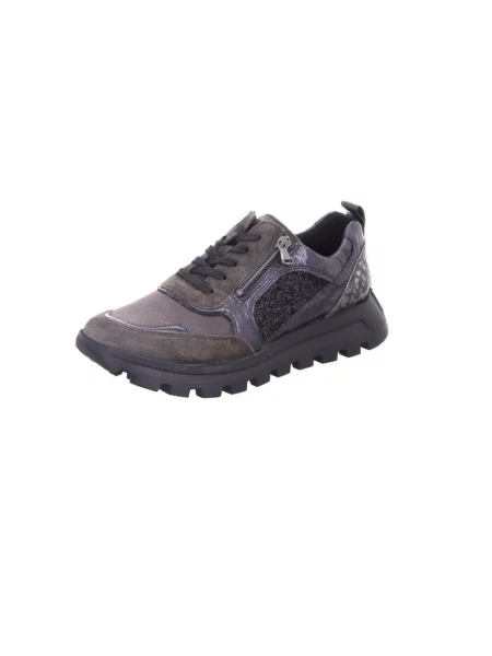 Sneakersy Waldläufer skórzane brązowe