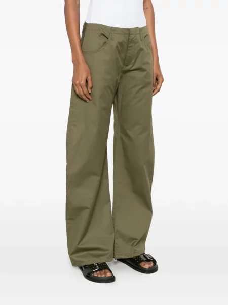 Cu centură pantaloni Eb Denim verde