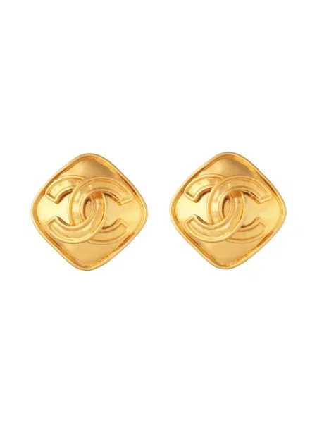Diamant náušnice Chanel Pre-owned zlaté