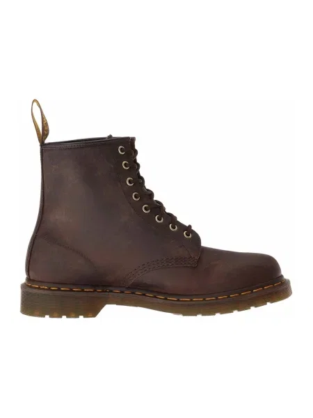 Botki Dr. Martens skórzane brązowe