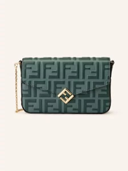 Fendi Portfel gruen zielony