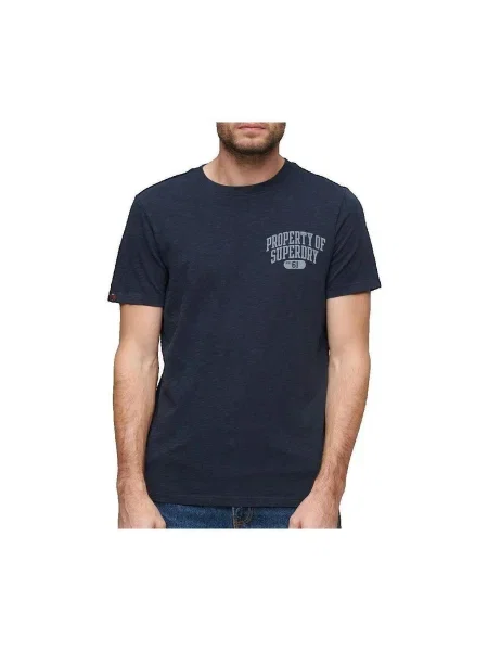 Športové tričko Superdry modrá