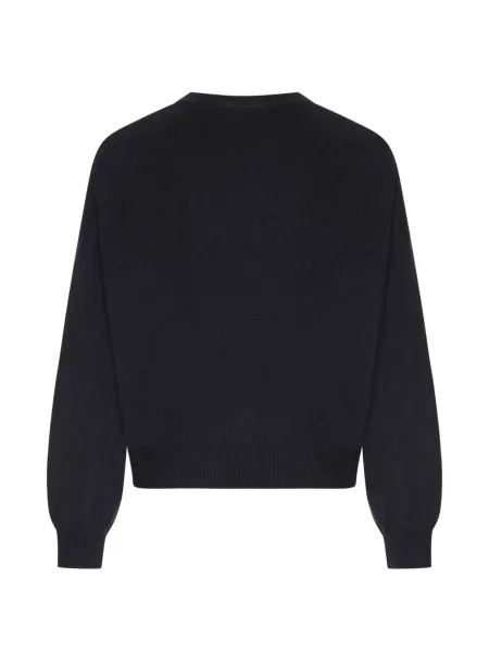 Pulover Lisa Yang cu decolteu rotund negru