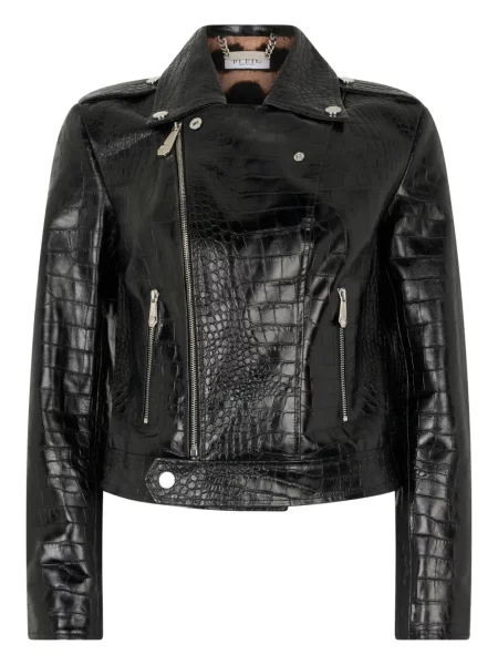 Geacă Philipp Plein cu imagine negru