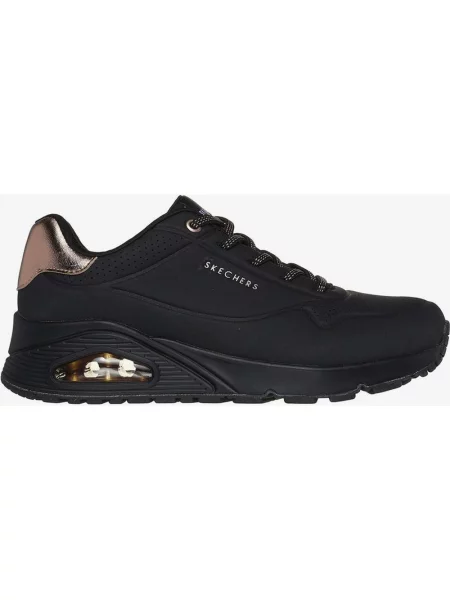 Buty Skechers Uno Shimmer Away miedziane 36 czarne